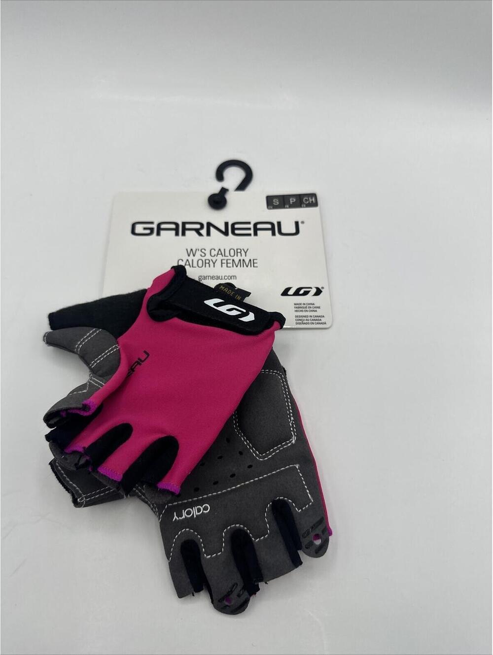 Women’s Garneau Cycling Gloves Size Small Pink/Black